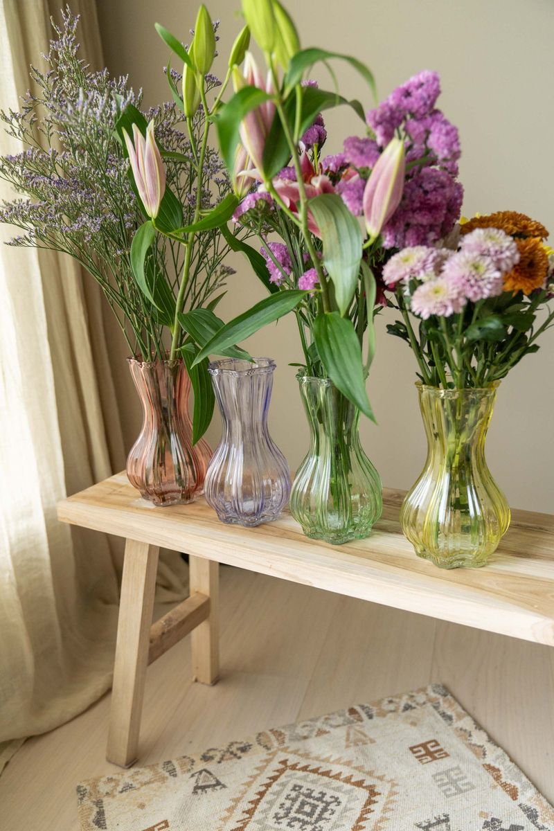 Glassvase – lilla