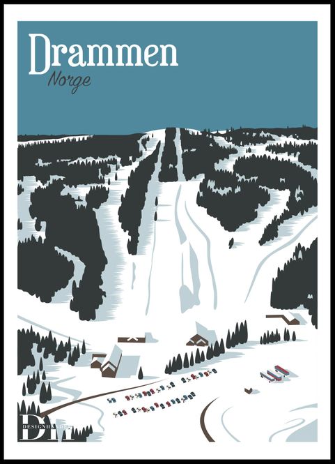 Hovedbilde Poster - Drammen