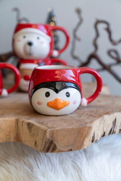 Hovedbilde Xmas Kopp 8cm - Pingvin