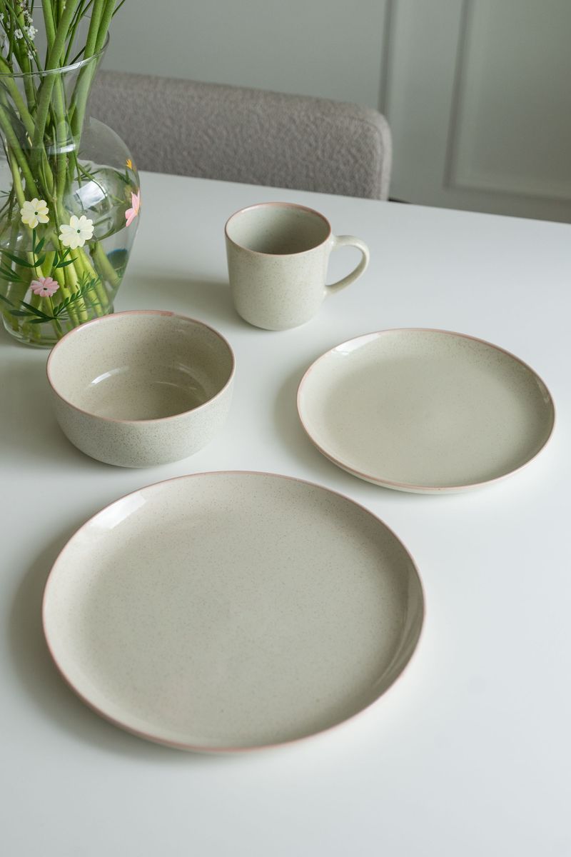 Sand tallerken – Ø21 cm