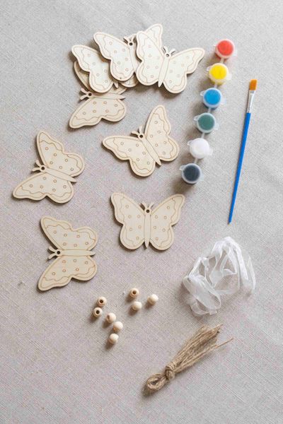 Hovedbilde Malingssett med trefigurer – Sommerfugl