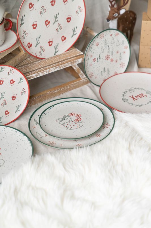 Julehilsen Tallerken 26,5cm - Vott