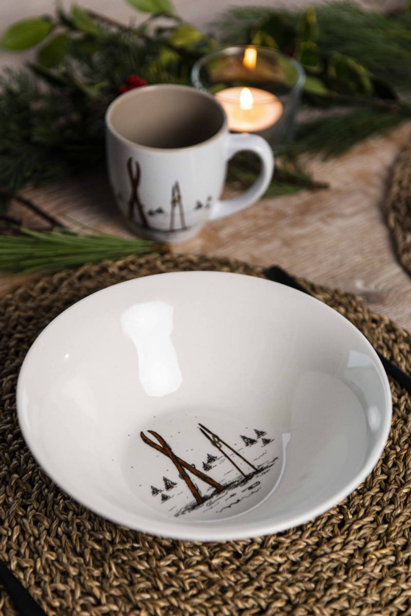 4 x Sirdal Ski & Stav Skål 20 cm