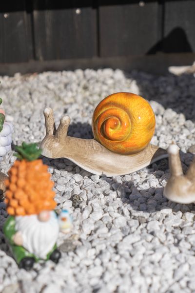 Hovedbilde Dekorsnegle 22,5x10,5x12,5cm - Oransje