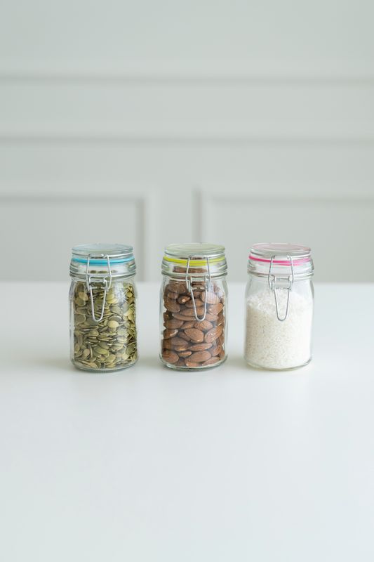 Glasskrukke 250ml - Grønn