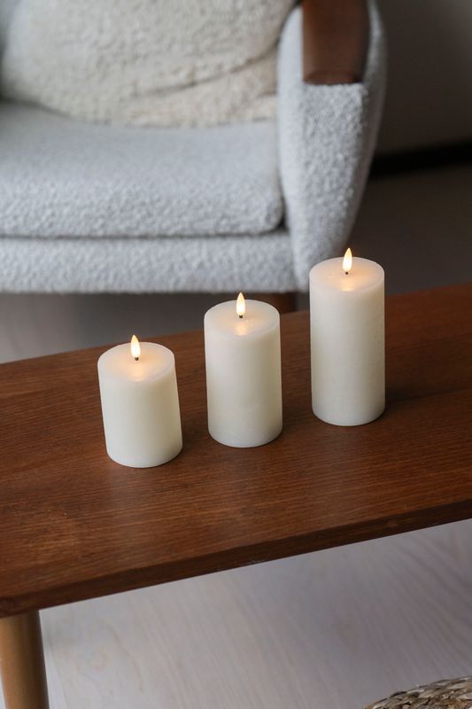 LED Lys 3pk Ivory