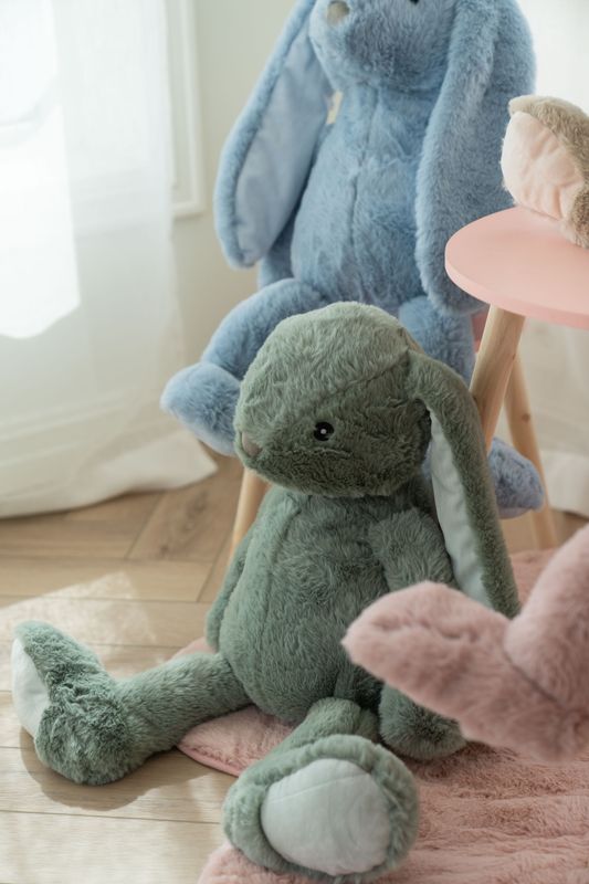 Kosedyr kanin – 70 cm – Grønn