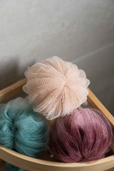 Hovedbilde Loofah Ball - Beige