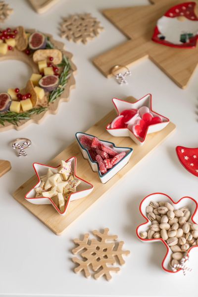 Hovedbilde Serveringssett - Stjerne og Tre