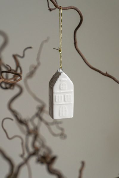 Hovedbilde Påskepynt - Hus Hvit