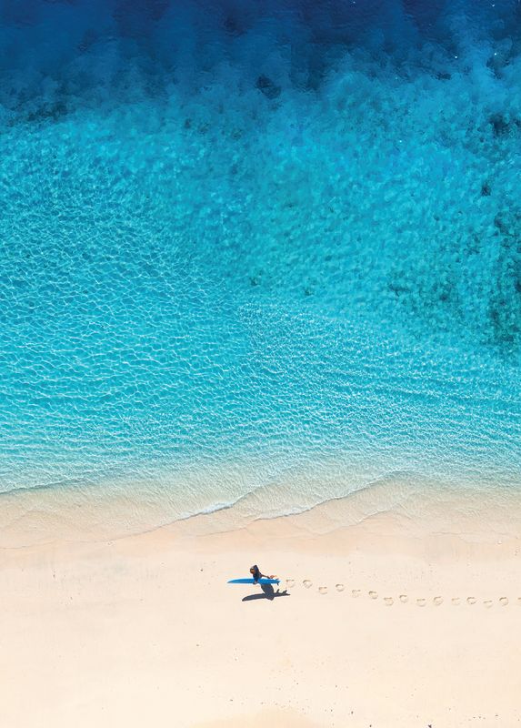 Poster - Blå Strand