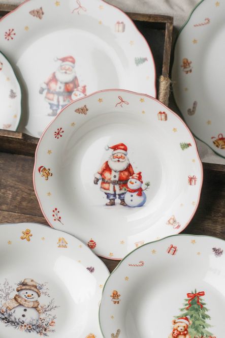 Hovedbilde Juleminner Dyp Tallerken 22cm - Nisse