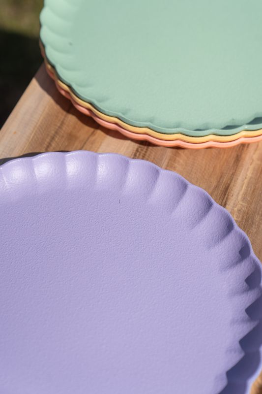 Soft tallerken – Ø27,5 cm – lilla