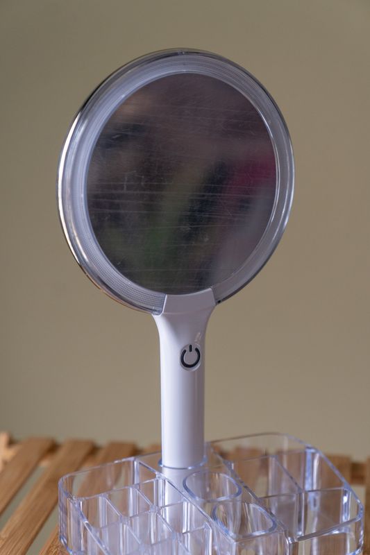 Sminkespeil m/LED lys
