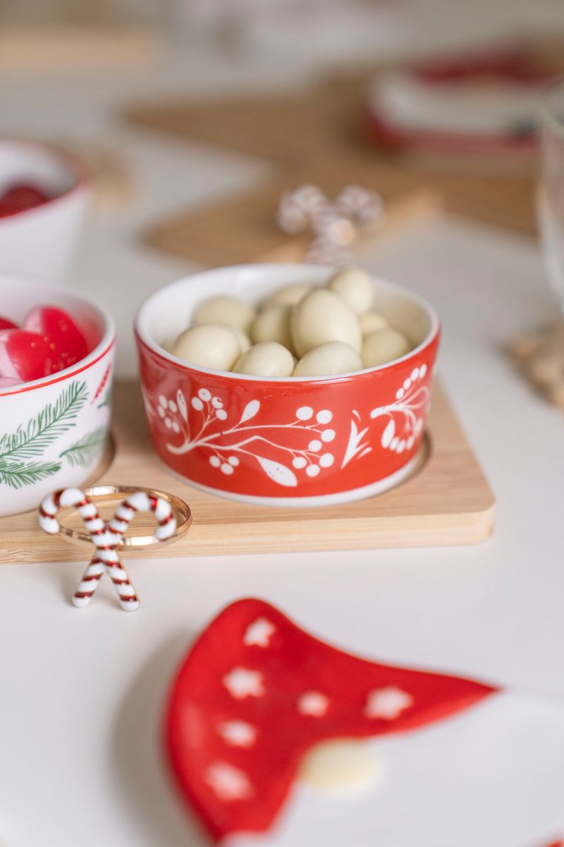 Serveringssett m/4 skåler Juleskog