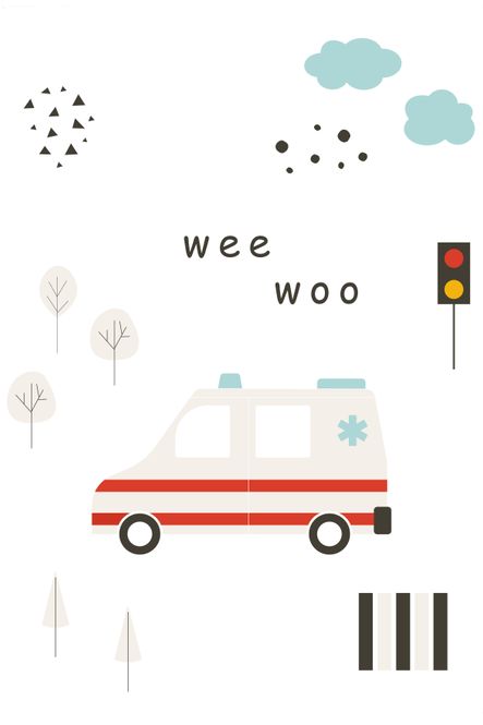Hovedbilde Poster - Ambulanse