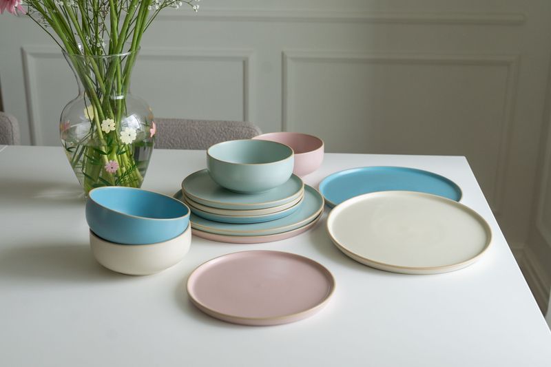 Harmoni - Tallerken – Ø21 cm – Rosa
