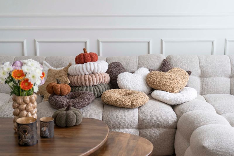 Pute Stjerne 43x30cm - Beige