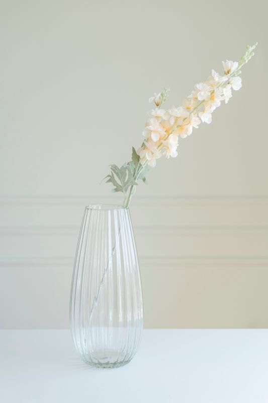 Kunstig Blomst 86cm - Hvit