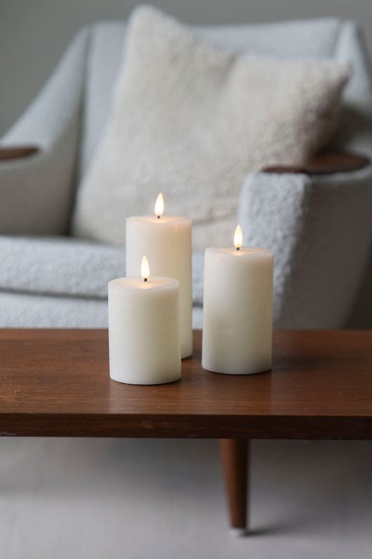 LED Lys 3pk Ivory