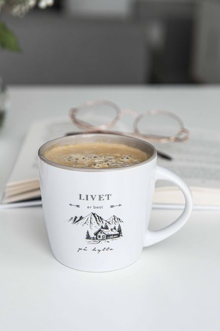 Hovedbilde Kopp - 6 x Livet er best på hytta 25cl