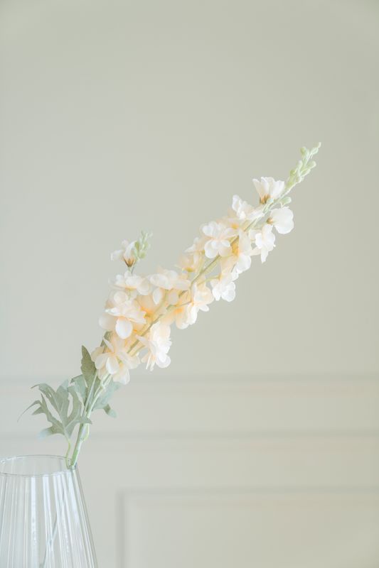 Kunstig Blomst 86cm - Hvit