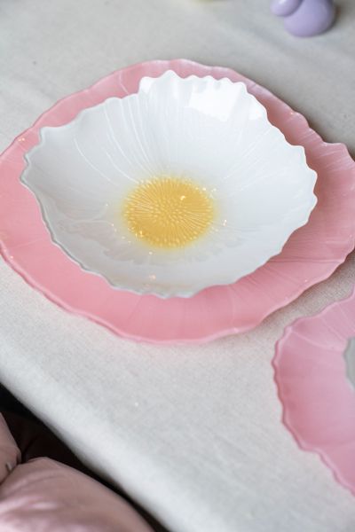 Hovedbilde Valmue Skål 21cm - Hvit