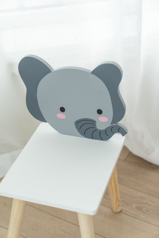 Barnestol – dyreform Elefant