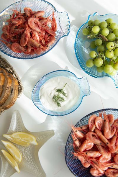 Hovedbilde Skål 20cm Fisk - Lys Blå