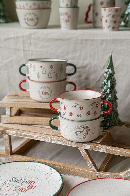 Julehilsen Jumbokopp 13,5cm - Vott