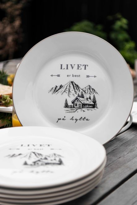 Hovedbilde HYTTE - Tallerken 26,5cm