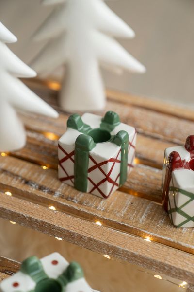 Hovedbilde Lysholder - Pakke Røde Ruter 