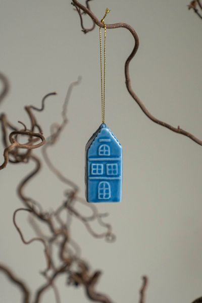 Hovedbilde Påskepynt - Hus Blå