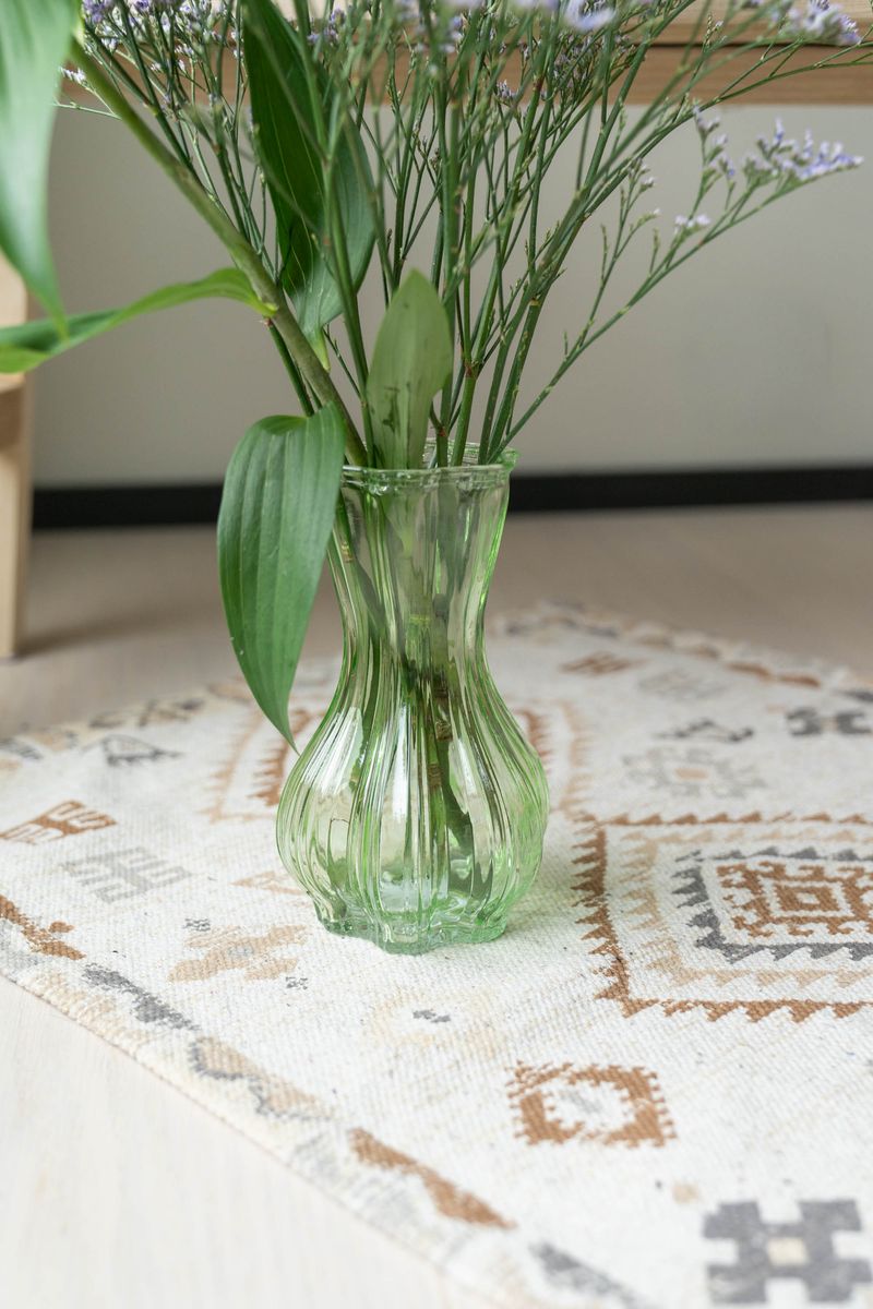 Glassvase – grønn