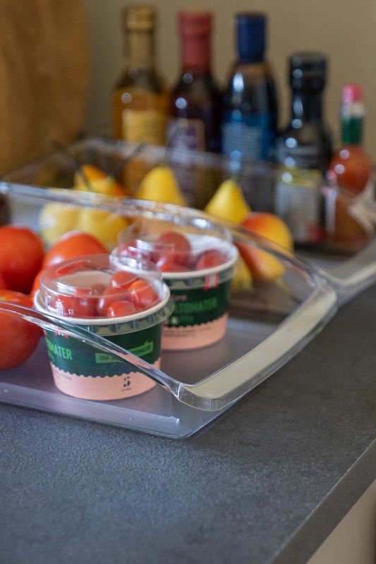 Oppbevaringsbokser 3pk Gjennomsiktig