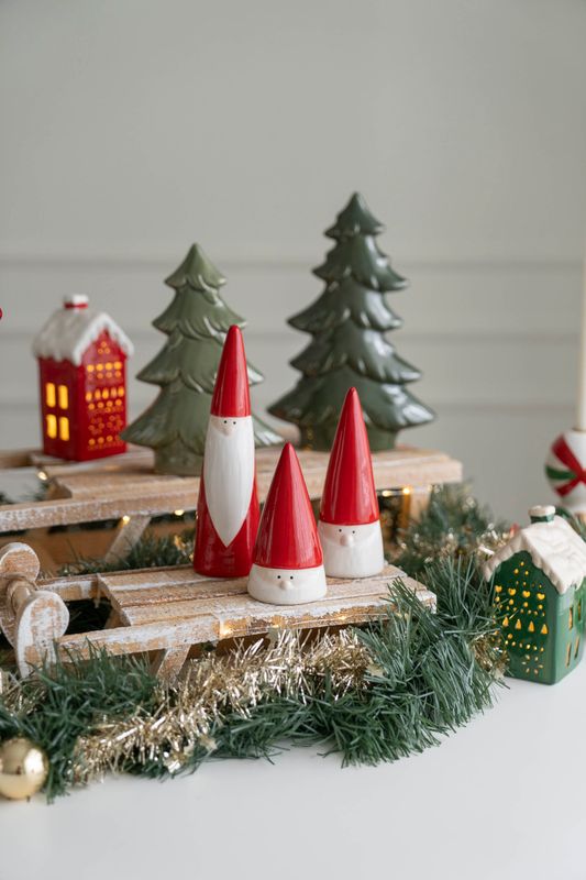 Gnomhode 20cm Rød
