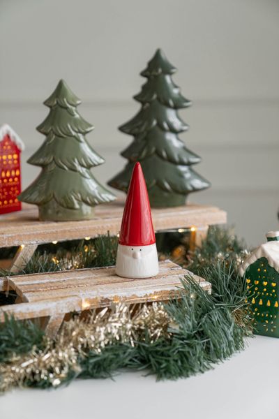 Hovedbilde Gnomhode 15cm Rød