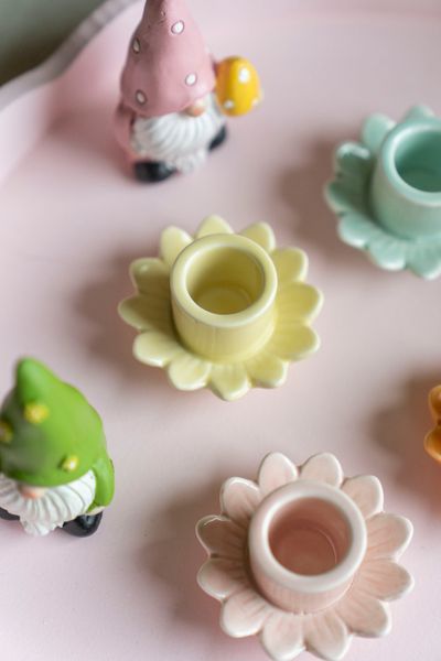 Hovedbilde Lysestake blomst – gul