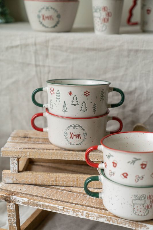 Julehilsen Jumbokopp 13,5cm - Vott