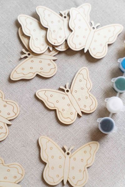 Hovedbilde Malingssett med trefigurer – Sommerfugl