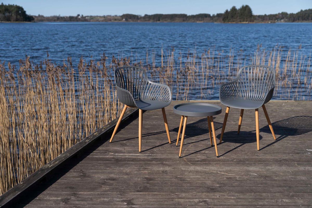 Hagesett Riller Grå