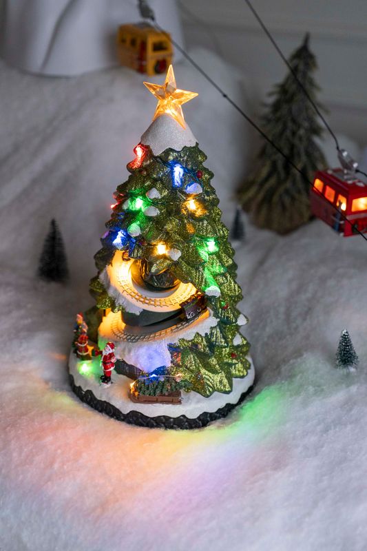 Juleby - Juletre m/tog