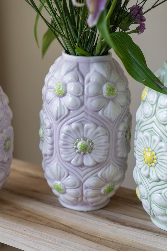 Vase blomster – 27 cm – Rosa