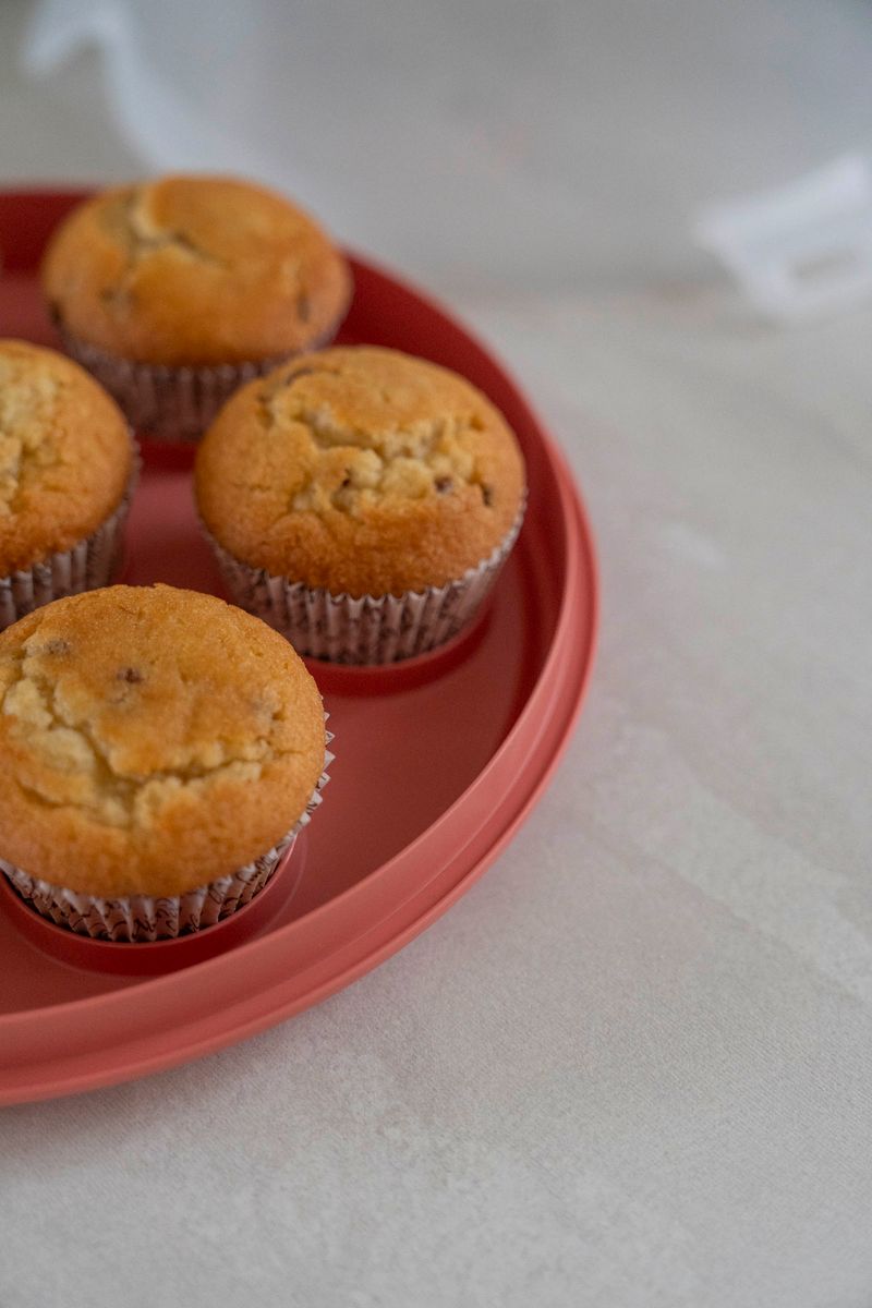 Kakeboks m/cupcake holder - Korall