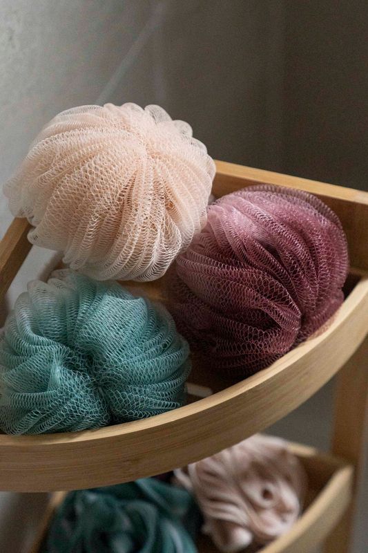 Loofah Ball - Blå