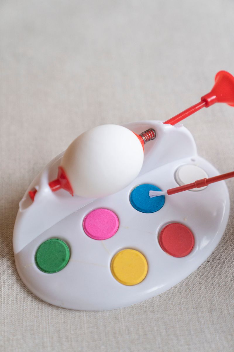 Eggemalingsmaskin med maling