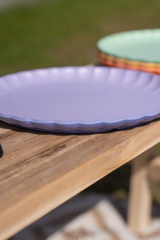 Soft tallerken – Ø27,5 cm – lilla