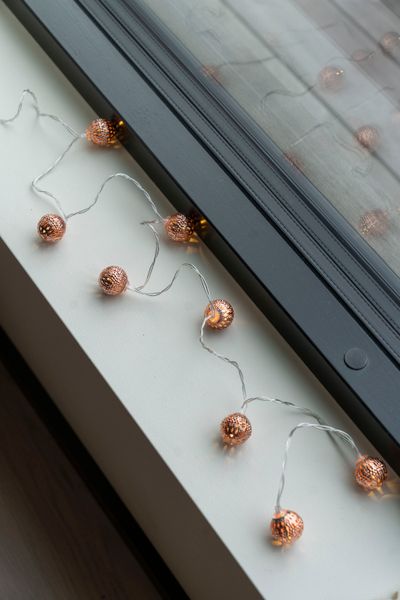 Hovedbilde LED Lyslenke Metal Kobber