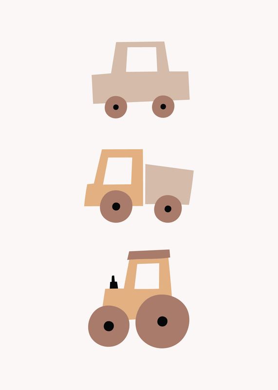 Poster - Beige Bil 2