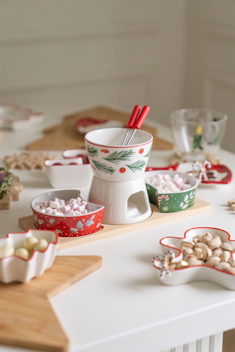 Fondue Sett - Merry Christmas